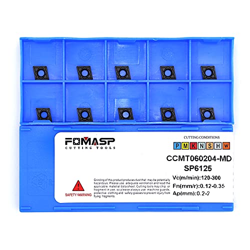 FomaSP Carbide Inserts for Steel CCMT21.51 / CCMT060204 for Turning Cutting Tools, The chip Breaker