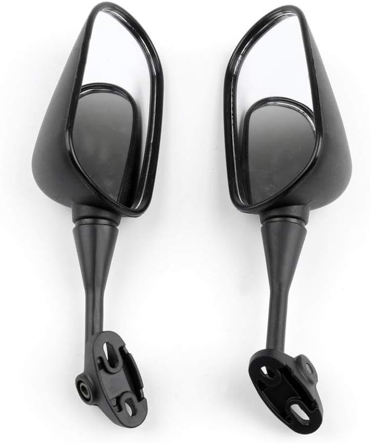 Pair Of Motorcycle Rear View Mirrors Compatible With VTR1000 98 06 CBR600 CBR600F4i 01 07