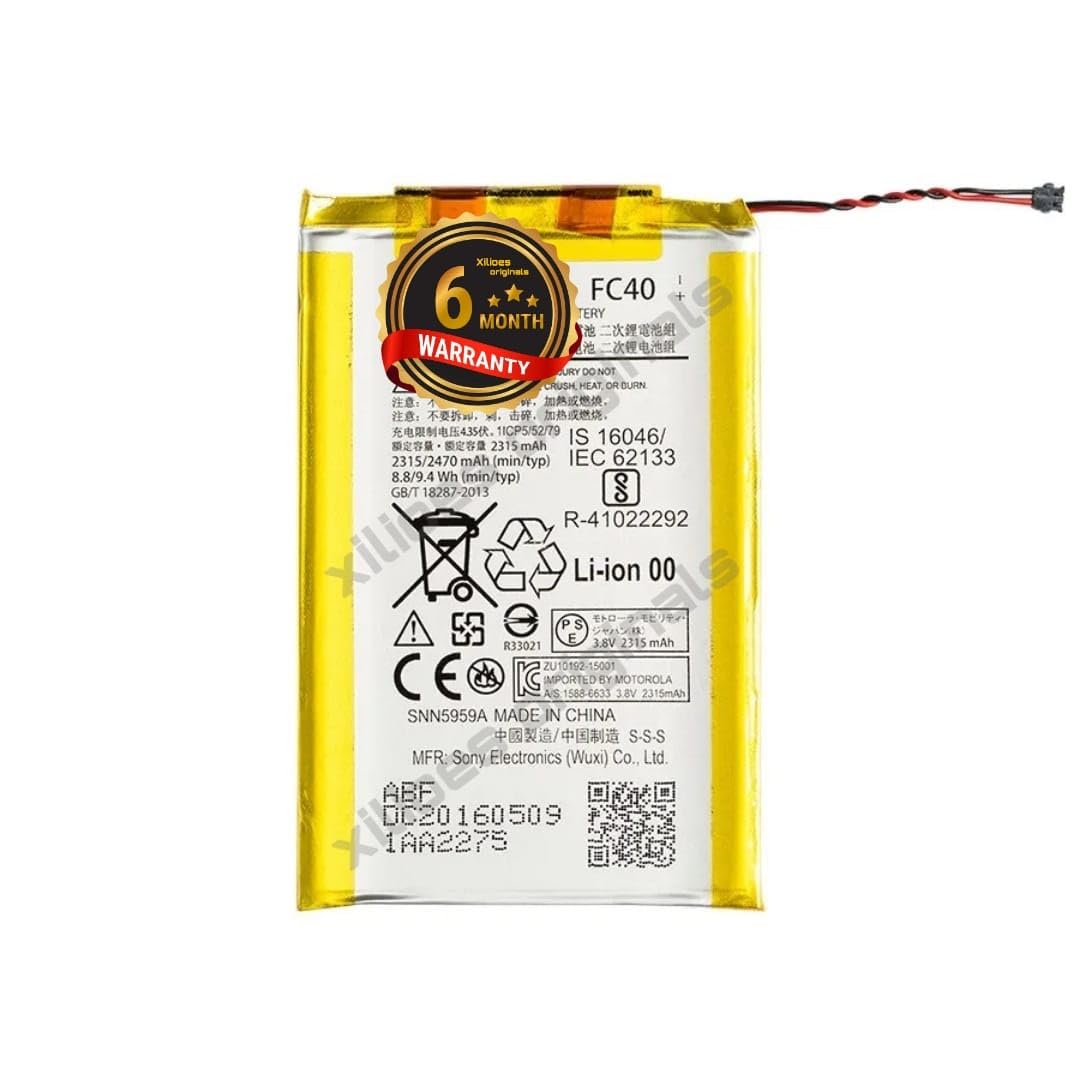 XILIOES ORIGINALS® FC40 Battery for Motorola G3 3rd Generation Battery with 6 Month Warranty** (B247)