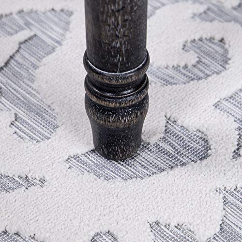 My Texas House By Orian Lady Bird Area Rug, 1'11" X 7'6", Natural Blue #TOP2