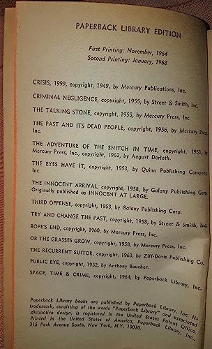 Space Time and Crime B0012G57VS Book Cover