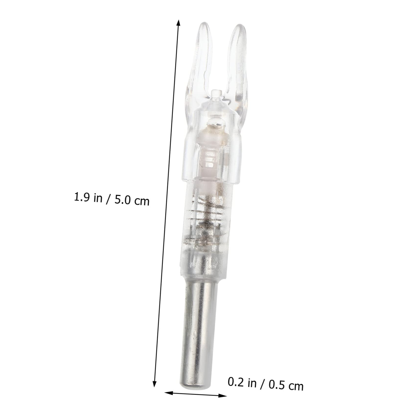 Sosoport 2sets Led- Arrow Nocks Glowing Arrow Tails for Hunting Decor Easy Install Accessory Kit 3pcs*2