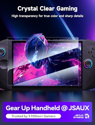 Image of JSAUX 2-Pack Ultra HD Screen Protector for Lenovo Legion Go S 8 inch | Guiding Frame & Tool Kits Included, 9H Tempered Glass, Full Coverage, Scratch-Resistant, Anti-Fingerprint