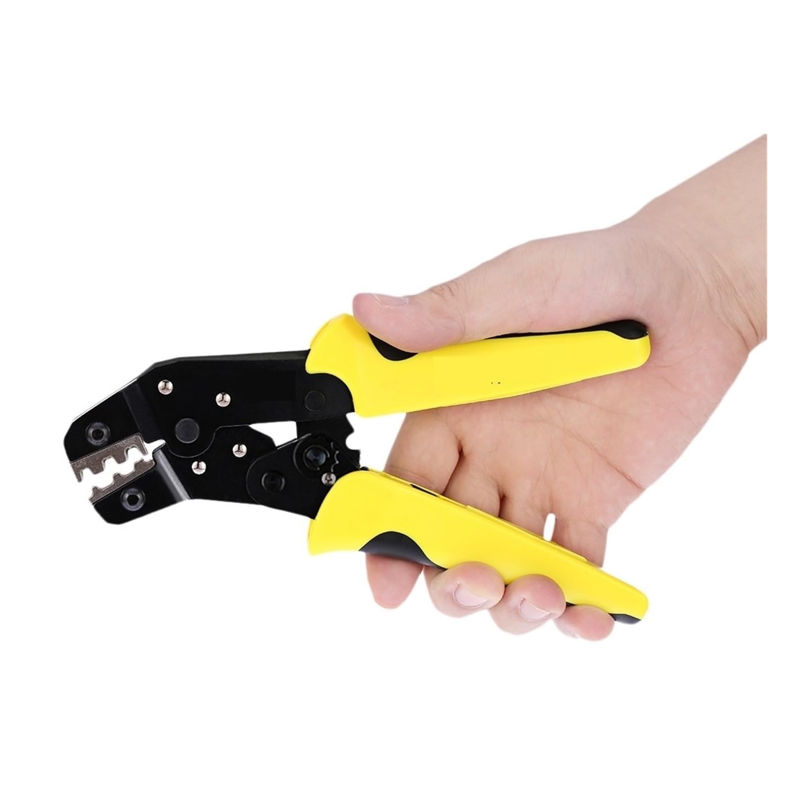 4 In 1 Multifunzione Wire Crimper Kit Engineering Cricchetto Terminale Pinza A Crimpare Wire Crimper Cacciavite Set Di Utensili Manuali Maniglia di comando comoda(Style 4)