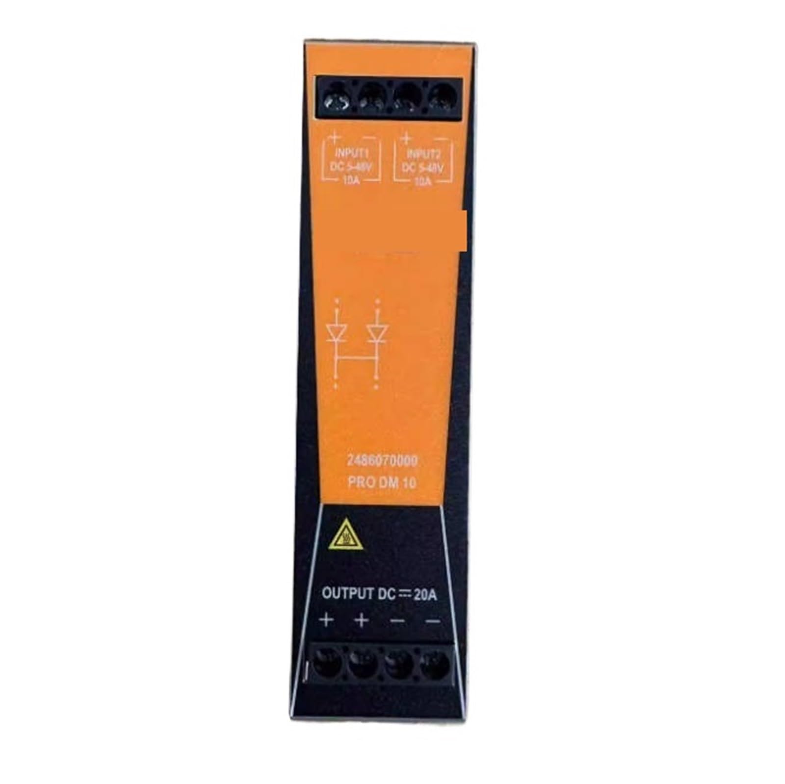 Modules de diodes d'alimentation Pro DM 10 rail DIN 2486070000 24V