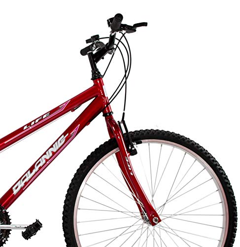 Bicicleta Aro 26 Dal'annio Bike Life Feminina 18 Marchas Vermelha