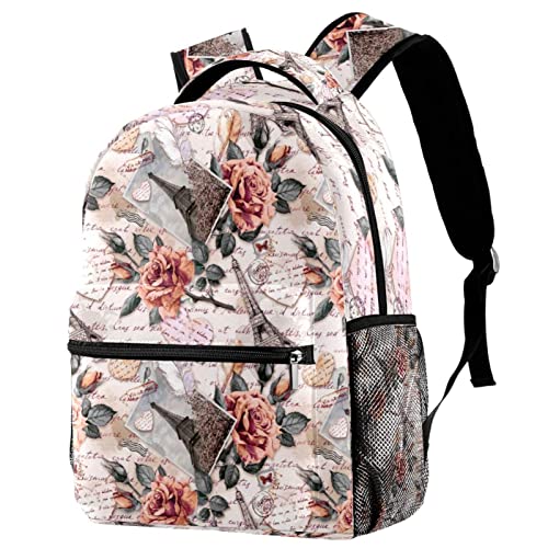 Sac à dos de voyage confortable Rose flamant rose taille Medium