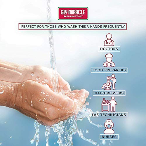 GLY MIRACLE® Skin Humectant 16 Ounce Pump Bottle UNSCENTED Formula Deep, Nourishing Hydration for Dry, Cracked, Irritated Skin; Hands, Cuticles, Feet, Non- Greasy