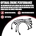 RPS Tune Up Kit for MerCruiser & OMC 2.5L, 3.0L, 3.7L Engines (1963-1989) | Distributor Cap, Rotor, Points, Condenser & Spark Plug Wires | Replaces Part 393-9459Q1, 380541, 18-5385