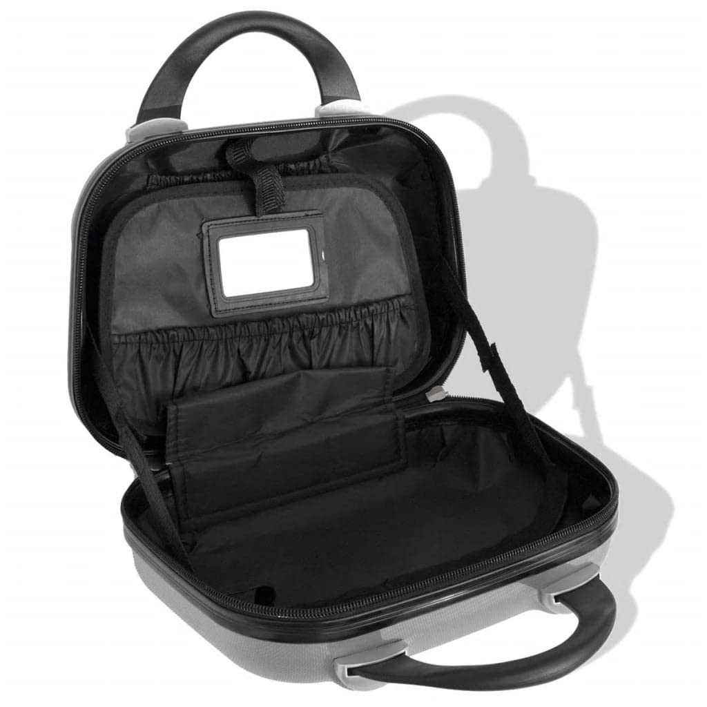 Juego de 4 ruedas de plástico ABS con 4 ruedas, con candado TSA, mango telescópico ergonómico, resistente al agua, resistente y ligero para negocios, vacaciones, vuelos y viajes de fin de