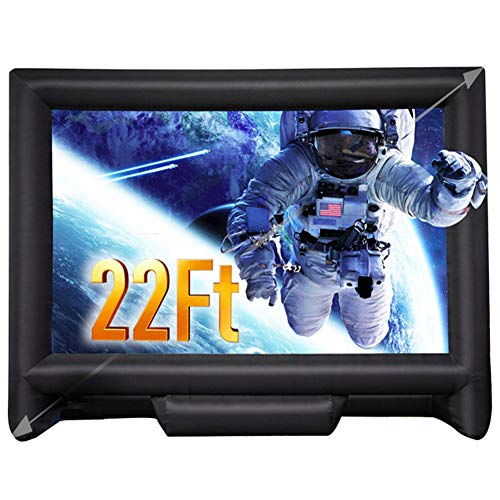 Pantalla de proyector inflable de 22 pies para crear recuerdos inolvidables en tus fiestas