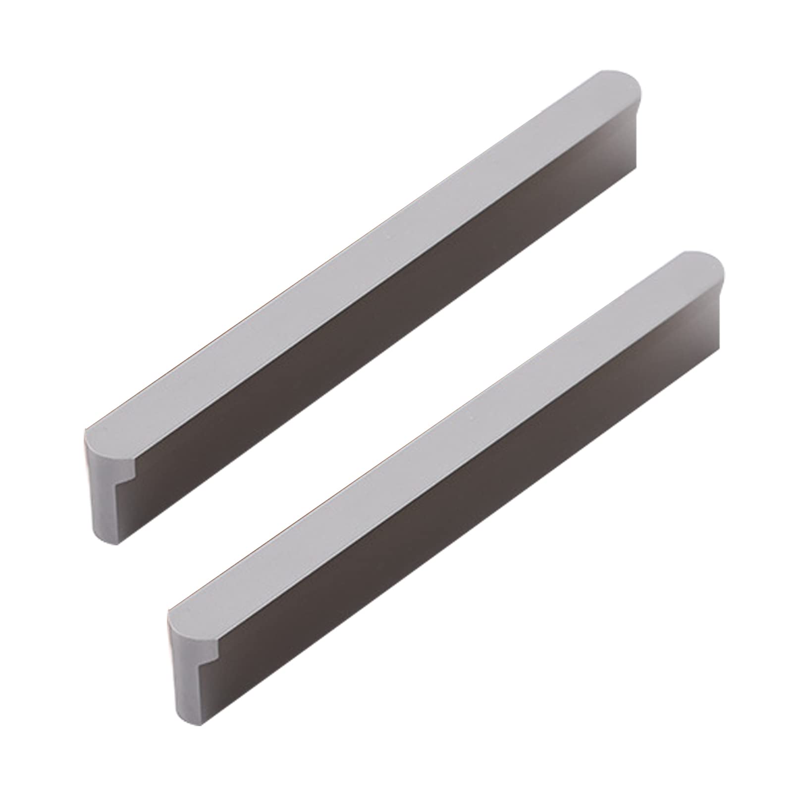 2 uchwyty meblowe, aluminiowe uchwyty do drzwi, w kształcie litery T, okrągłe guziki, do szafy, do szafy, do szafy, do szafy, do relingów, do szafki (długość 1200 mm)