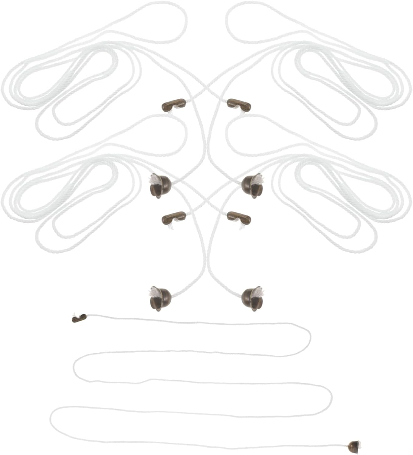 5Pcs Ceiling Fan Pull Cord Antique Light Pull Chain String for Ceiling Switch for Ceiling Fans and Light Fixtures Durable and Stylish Design