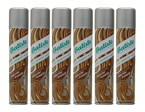 Batiste Shampoo Dry Medium Brunette 6.73 Ounce (199ml) (6 Pack)