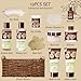 Spa Gift Baskets for Women, Coconut Bath Gift Set for Women Include Bubble Bath, Shower Steamers, Bath Salt. Bath and Body Spa Kit, Mom Birthday Gifts from Daughter, Birthday Gift Basket for Mom