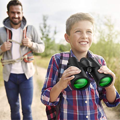 WildVis 12x42 Binoculars for Adults Compact Binocular Prism BAK4 FMC Lens Waterproof HD Binoculars for Bird Watching Hunting with Carrying Bag - Thumbnail 6