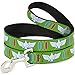 Buckle-Down Dog Leash Toy Story Buzz Lightyear Bounding Space Ranger Logo Buttons Available In Different Lengths And Widths For Small Medium Large Dogs and Cats, 6 Feet Long - 1