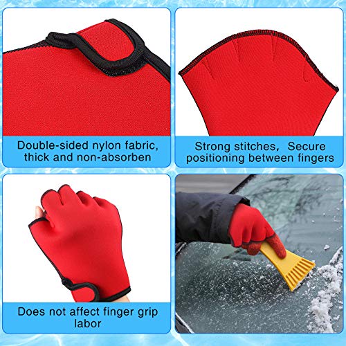 image for Skylety 3 Pairs Aquatic Gloves Swimming Training Gloves Large Webbed S