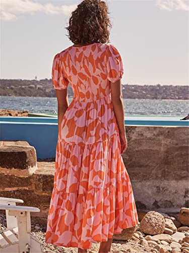 Robe de plage bohème imprimé patchwork violet S Adhdyuud - 5