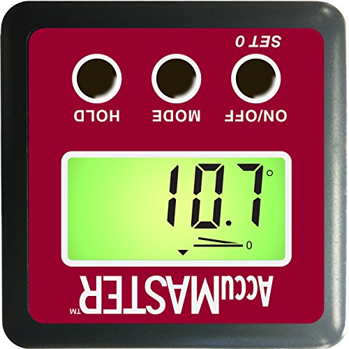 Calculated Industries 7434 AccuMASTER 2-in 1 Magnetic Digital Level and Angle Finder / Inclinometer / Bevel Gauge, Latest MEMs Technology, Certified IP54 Dust and Water Resistant