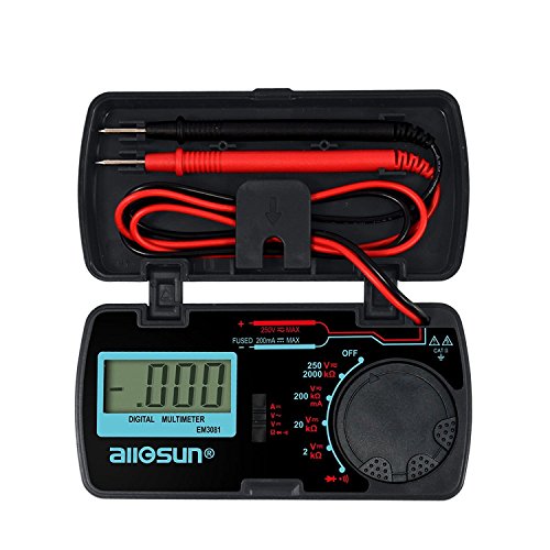EM3081 Digital Multimeter Measuring DC and AC Voltage Ammeter Voltmeter Ohm Portable Meter Voltage Meter