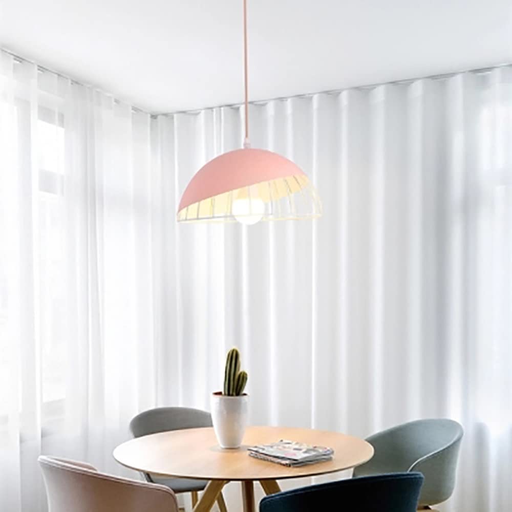 Moderne Pendelleuchte Kuppelgitter E27 für Küche Esszimmer Schlafzimmer
