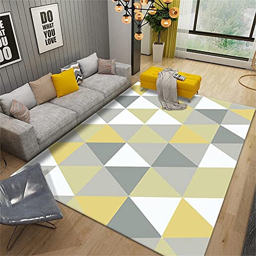 Modèle géométrique moderne de grand tapis moderne en version 40x60 - 2