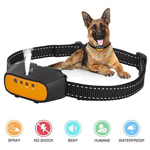 Citronella Spray Bark Collar, Automatic Training Bark Collar Rechargeable Citronella Anti-Bark Collar