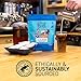 Stella Blue Cold Brew Coffee Packets, Big Cat Blend, Medium Roast Ground Coffee, Caramel, Hazelnut, and Sweet Fruity Finish, 100% Arabica, 6 Brew Packets, Makes 24 Bold Cups