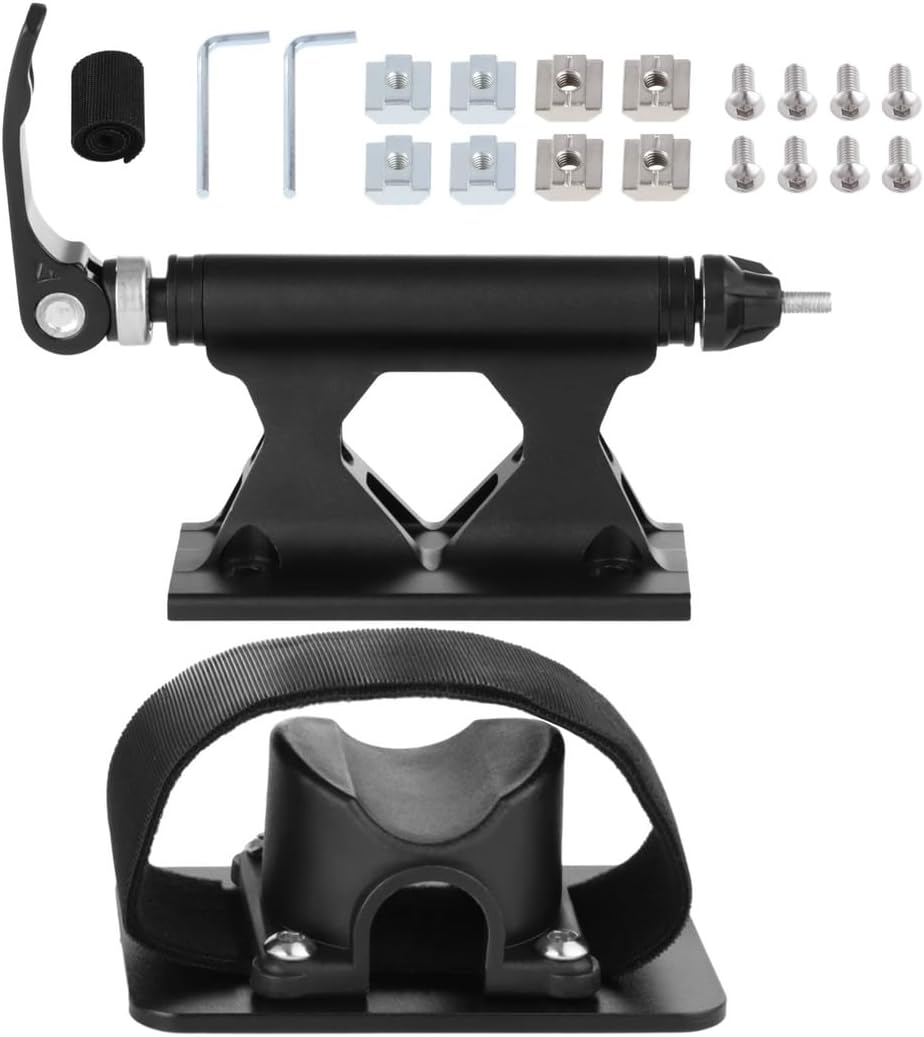 Roof Mount Securely, Quick-Release, Durable Aluminum Alloy, Universal Size, for Bike Transportation Storage, Bicycle Clamp, Bike Carrier for Truck, Truck Bed Bike Rack