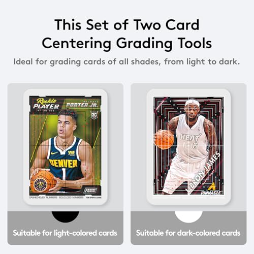 BDJBXK Card Centering Grading Tool for Pokemon & Sports Cards