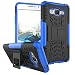 Galaxy J2 Prime Case, Galaxy Grand Prime Plus Case, Lacass [Shockproof] Tough Rugged Dual Layer Protector Hybrid Case Cover with Kickstand for Samsung Galaxy J2 Prime/SM-G532 - Blue