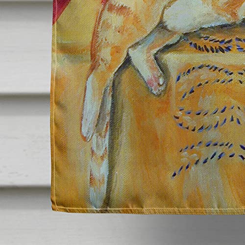 Drapeau de maison chat roux lavable et résistant aux intempéries grand format 7079CHF - 5