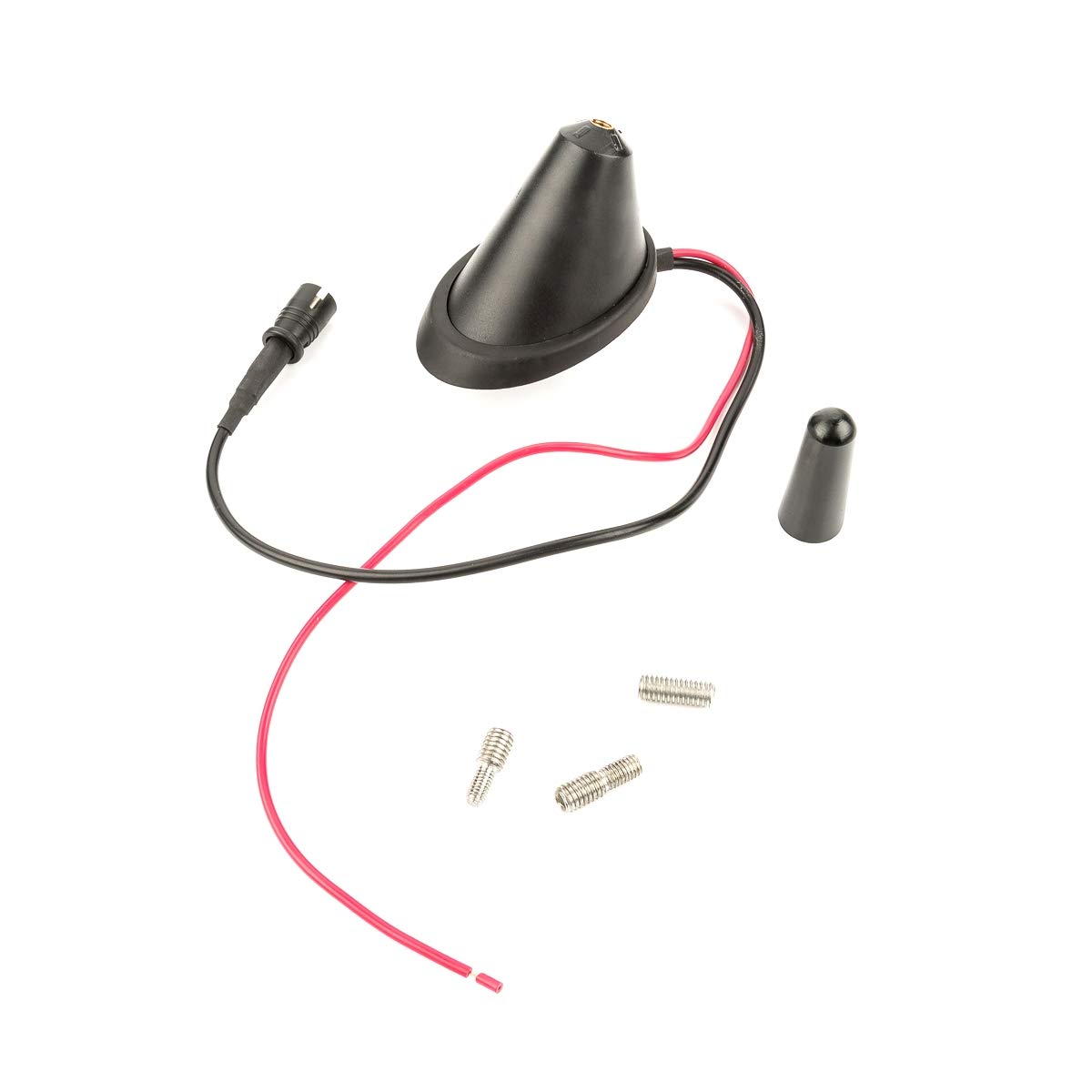 LST Antenne Kurzstab Antennenfuß Sockel mit Verstärkerkabel Stecker RAKU II 2