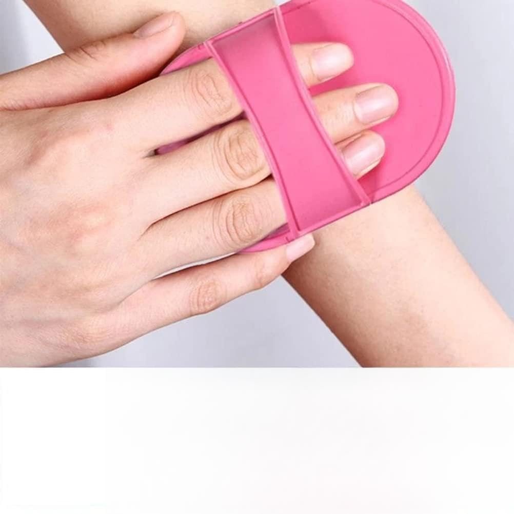 Hair Removal Pad, Exfoliation Tool for Legs Underarms Upper Lip Chin Bikini Line, with Reusable Plastic Sandpaper Design, Gentle on Skin for Unwanted Hair Removal (Pink Random)