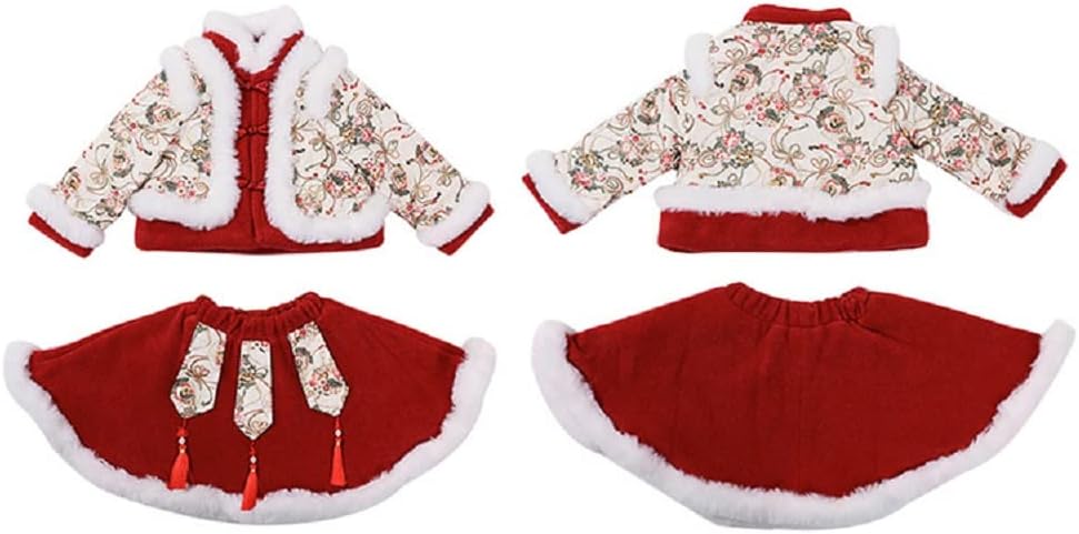 Chinese Hanfu Girls' Winter Clothes For The New Year Children'S Chinese Style Children'S Clothes With Velvet Tang