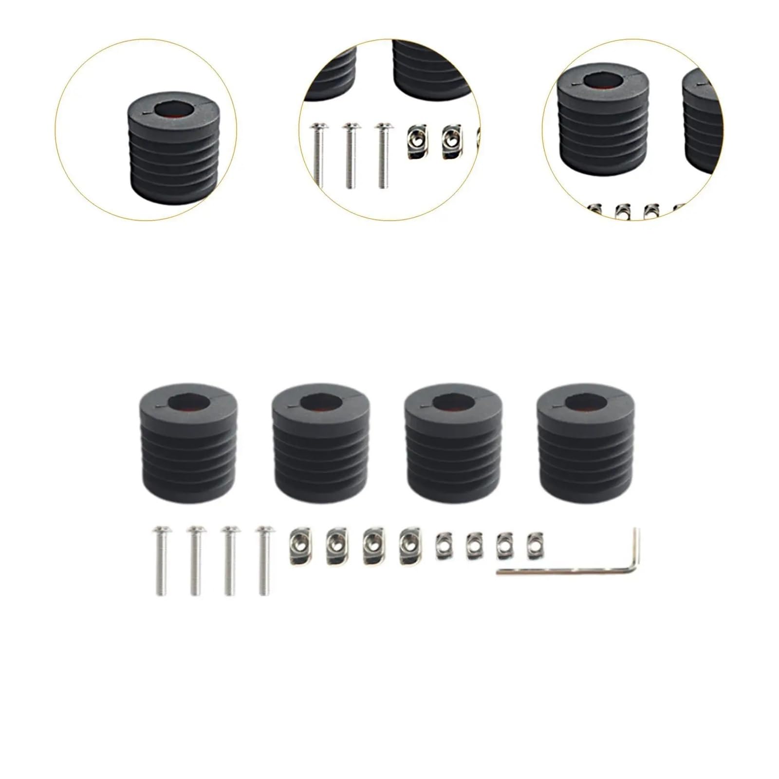 Compatibile con Bambu, piedini antivibranti P1P | P1P, Antivibrazione, Piedini(With Printed Parts)