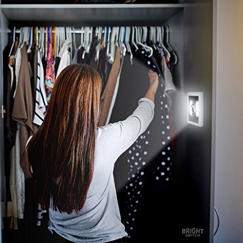 Super Bright Switch: Wireless Peel And Stick Led Lights - Tap Light, Touch, Night, Utility, Battery Operated, Under Cabinet, Shed, Kitchen, Garage, Basement- 2 Pack, White #TOP2