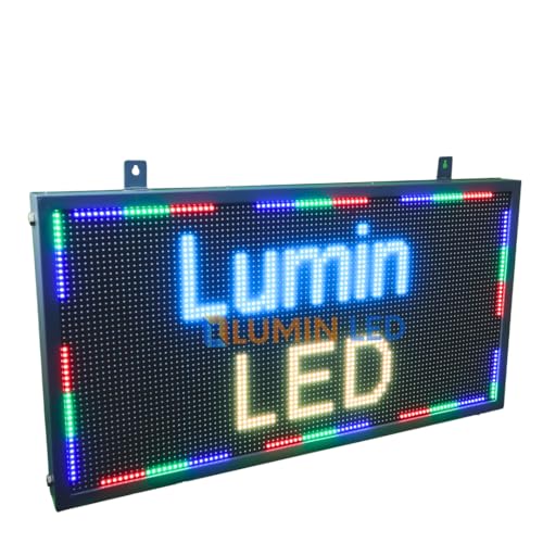 Image of Multicolor 3'1 inch FT X1'6 inch FT Scrolling Display / P10 LED Scrolling Display Board with Wi-Fi - Mobile App /pc