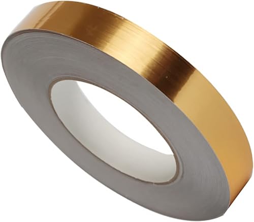 BESPORTBLE 1 rollo de líneas de lámina dorada apliques de hoja de oro de PVC.