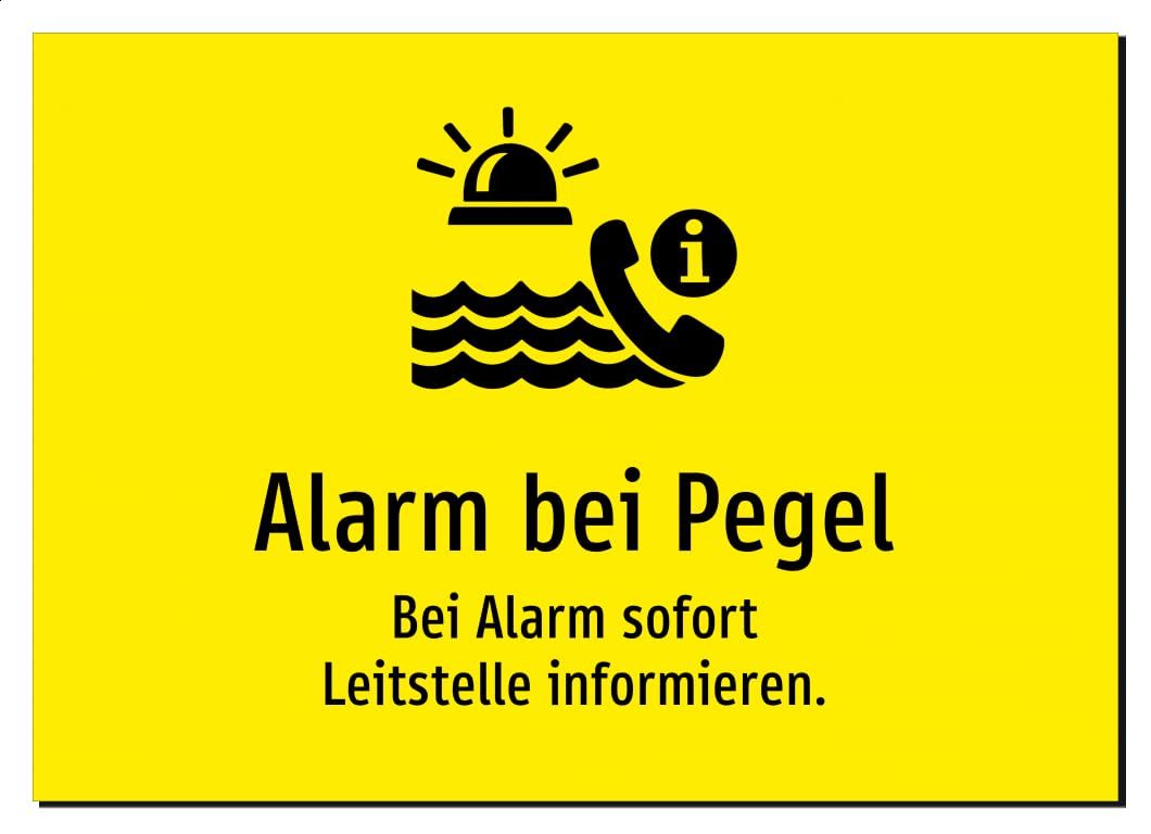 40776-DE-S-07 | Alarm bei Pegel - Bei Alarm sofort Leitstelle informieren