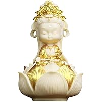 観音像 ゴールド 約15cm 仏具 置物 希少 観音像 ゴールド 約15cm 仏具 置物 希少