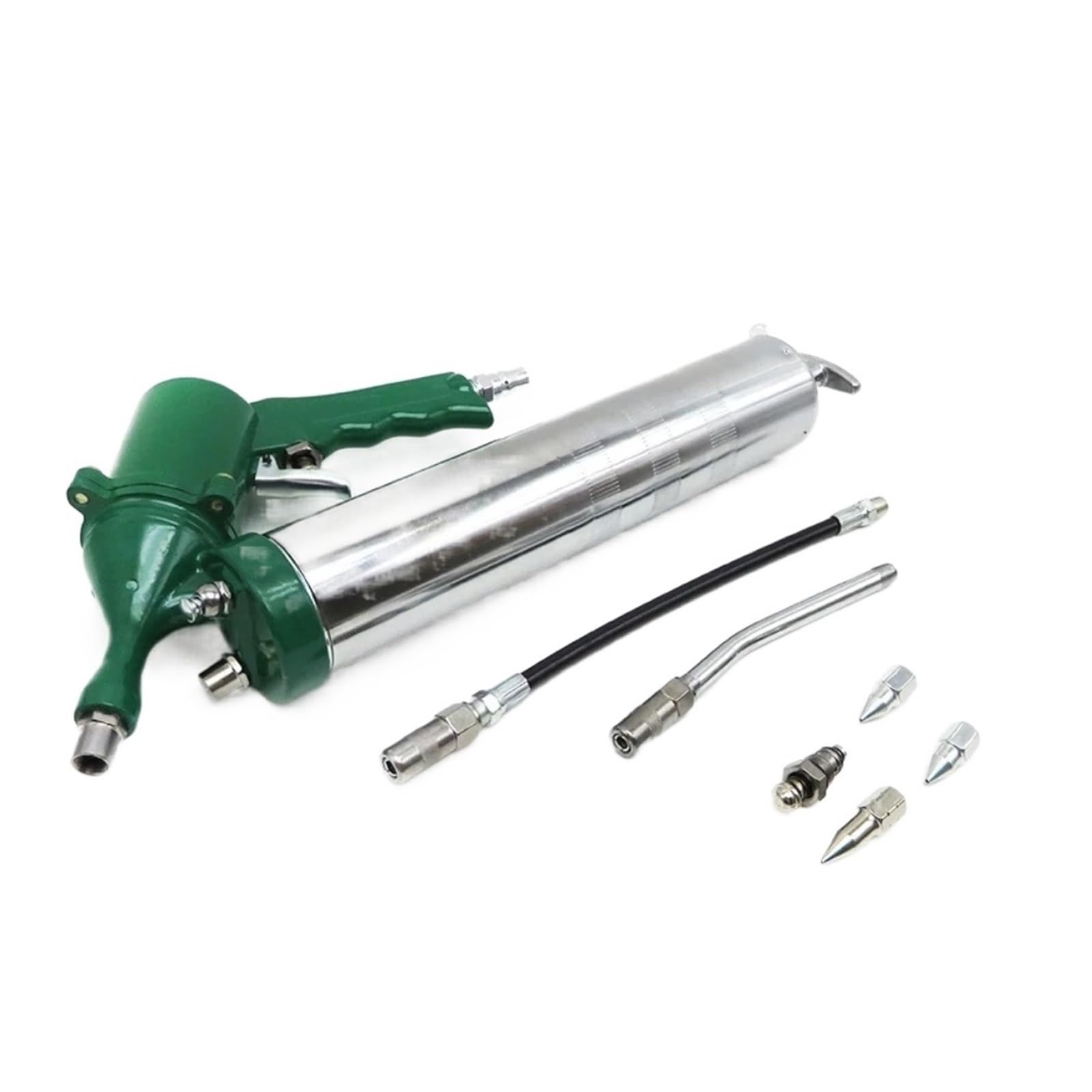 LYMFE Grease Gun, Grease Gun with Heavy Duty Handle 400CC Pneumatic Grease Gun, Portable Pneumatic Compressor Pump, Grease Gun