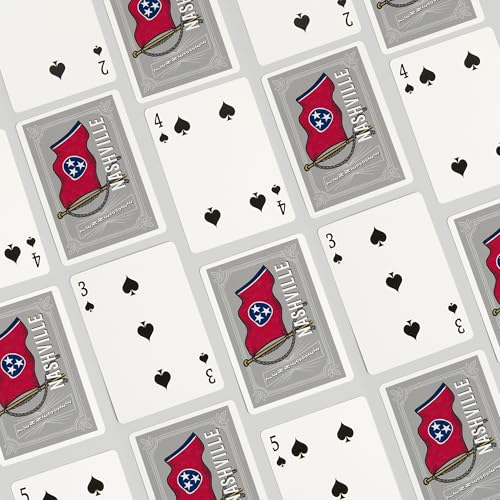 Baraja de cartas Póker Nashville Tennessee tamaño póker 52 cartas miniatura 4