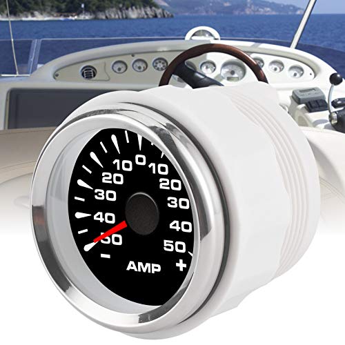 Amperímetro LCD de 50 A náutico y terrestre de 9 a 32 V universal 5