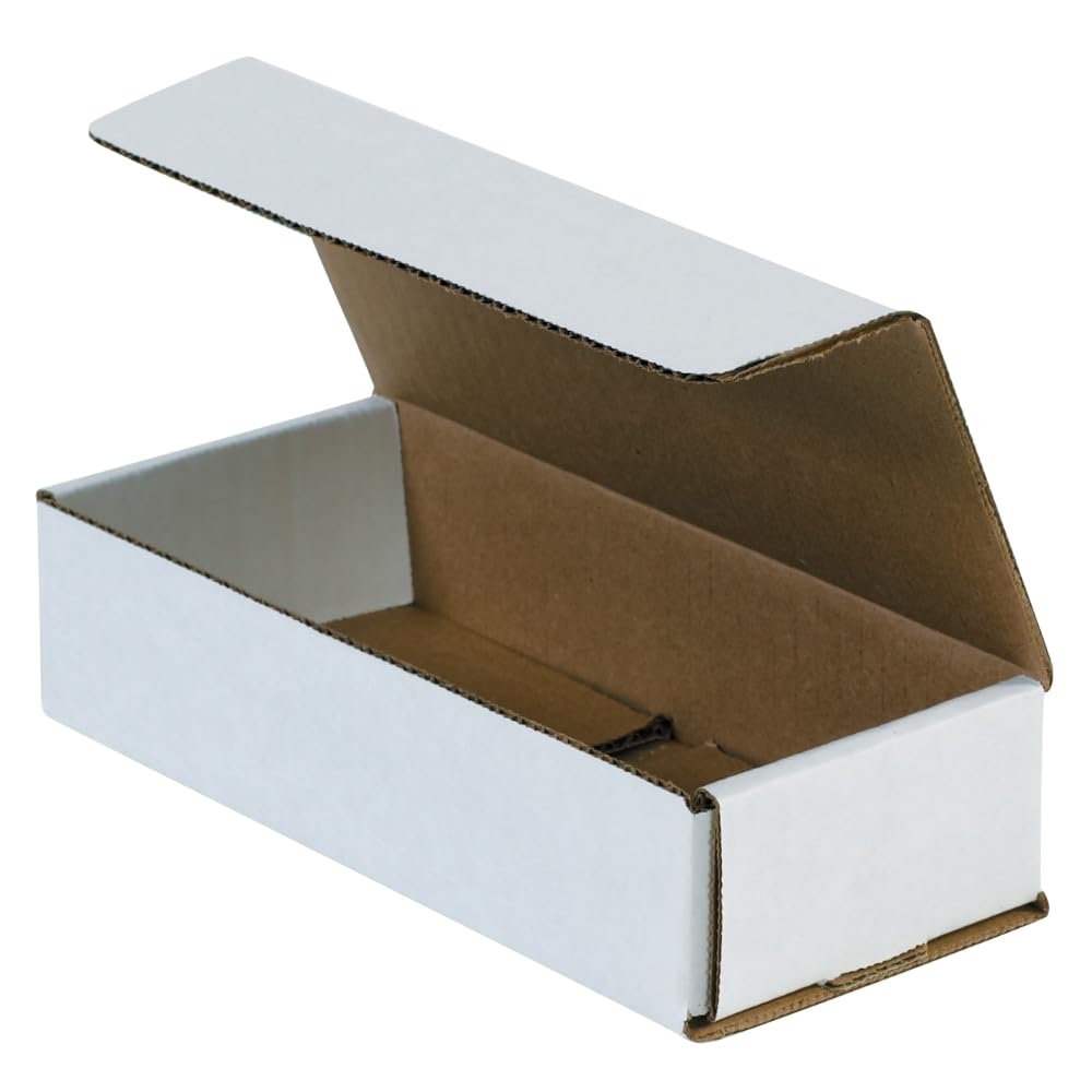Box USA Mailer Boxes Small 10"L x 5"W x 2"H 50-Pack - Corrugated Cardboard Box for Shipping, Moving, Mailing, Packing, Packaging and Storage