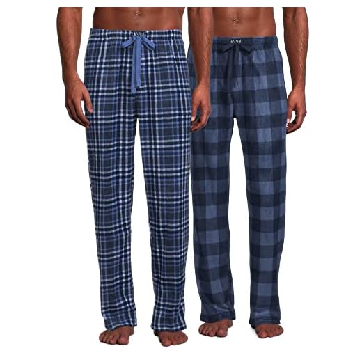 Lucky Brand Men's Pajama Pants - Ultra Soft Fleece Sleep and Lounge Pants (2 Pack), Size Medium, Assorted