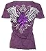 Archaic by Affliction Women's T-Shirt Tall Tale XL Purple