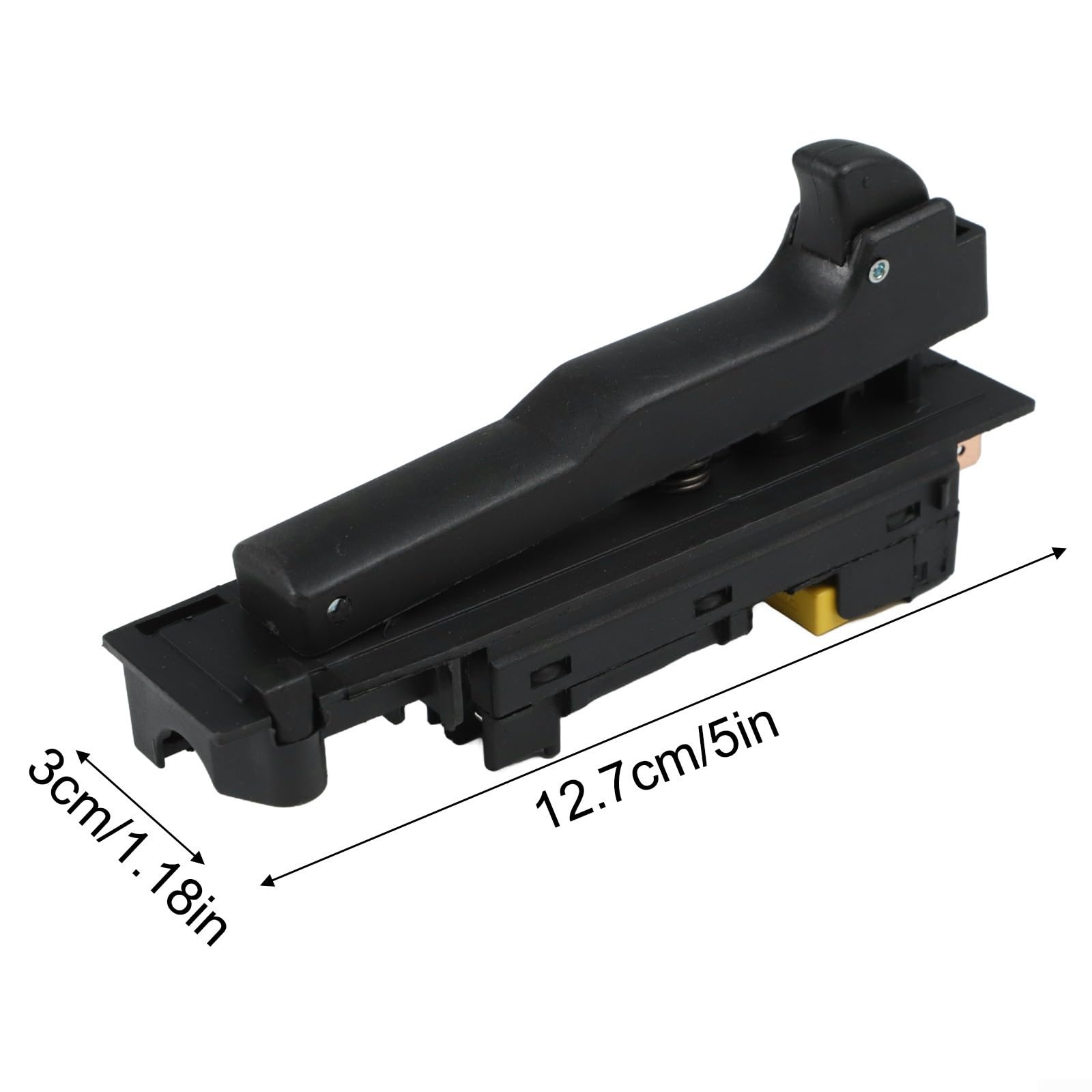 5 10 interruptores de gatillo para amoladora angular GA9030 GA9020 GA7030 GA7020 G18SE3 9069 9067 9059 9049 9047 9016B 9015B 180 mm pieza de repuesto de plástico C (10 piezas)