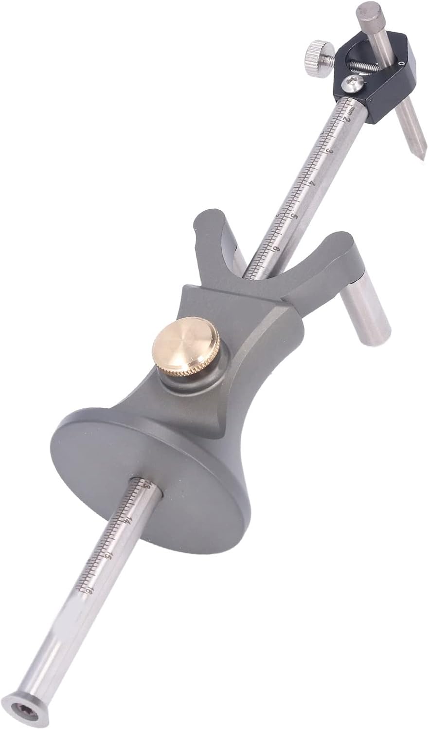 EVTSCAN Marking Gauge Wood Scribe Tool Linear Arc Dual Purpose Scriber for Ceramics Iron Acrylic